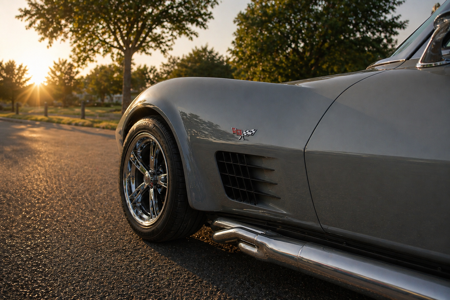 StormHawk™ Side Vent Louvers (C3 Corvette 1973–1979)